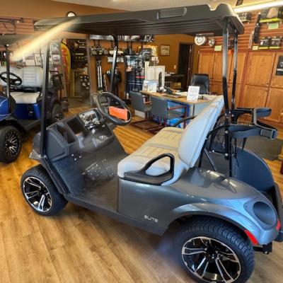 2024 E-Z-GO Express S2 Elite Lithium Metallic Charcoal Image