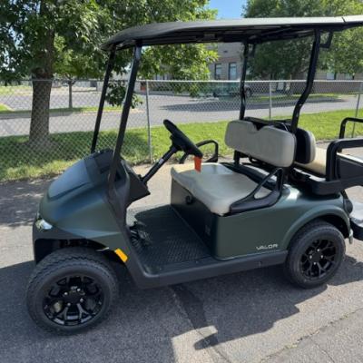 2027 EZGO Valor 4 Gas Matte Green Image