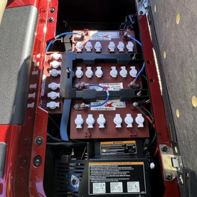 E-Z-Go 2027 EZGO Valor 4 Electric inferno red Thumbnail